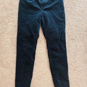 Old Navy Teal Corduroy Rock-Star Pants